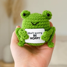 Load image into Gallery viewer, Frog Crocheted Mini - Little Pick Me Up