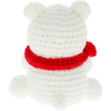 Load image into Gallery viewer, Polar Bear Crocheted Mini – Sending You a Bear Hug Keepsake Figure