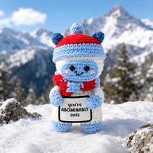 Load image into Gallery viewer, Yeti Crocheted Mini – You're Abominably Cute Keepsake Figure