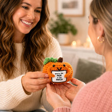 Load image into Gallery viewer, Pumpkin Crocheted Mini – You're the Pick of the Patch Keepsake Figure