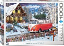Load image into Gallery viewer, VW Christmas Bus - 1000 Piece Puzzle by Eurographics