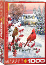Load image into Gallery viewer, Cardinal Pair - 1000 Piece Puzzle by Eurographics