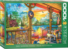 Load image into Gallery viewer, Early Morning Fishing - 1000 Piece Puzzle by Eurographics