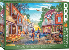 Load image into Gallery viewer, Far West Town - Wild West Country - 1000 Piece Puzzle by Eurographics