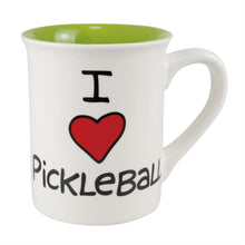 Load image into Gallery viewer, I Heart Pickleball Mug  - Our Name Is Mud