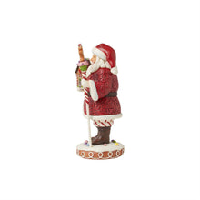 Load image into Gallery viewer, Gingerbread Santa Staff Figure - Jim Shore Heartwood Creek