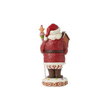 Load image into Gallery viewer, Gingerbread Santa Staff Figure - Jim Shore Heartwood Creek
