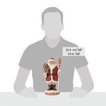 Load image into Gallery viewer, Gingerbread Santa Staff Figure - Jim Shore Heartwood Creek