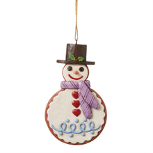 Load image into Gallery viewer, Gingerbread Snowman Ornament - Jim Shore Heartwood Creek