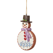 Load image into Gallery viewer, Gingerbread Snowman Ornament - Jim Shore Heartwood Creek