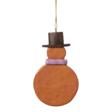 Load image into Gallery viewer, Gingerbread Snowman Ornament - Jim Shore Heartwood Creek
