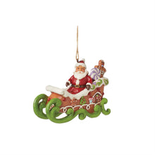 Load image into Gallery viewer, Gingerbread Chrstms Sleigh Ornament - Jim Shore Heartwood Creek