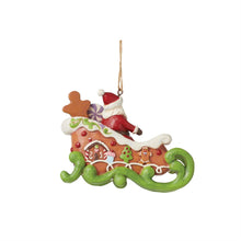 Load image into Gallery viewer, Gingerbread Chrstms Sleigh Ornament - Jim Shore Heartwood Creek