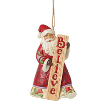 Load image into Gallery viewer, Santa with Porch Board Ornament - Jim Shore Heartwood Creek