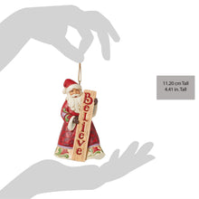 Load image into Gallery viewer, Santa with Porch Board Ornament - Jim Shore Heartwood Creek