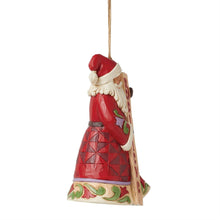 Load image into Gallery viewer, Santa with Porch Board Ornament - Jim Shore Heartwood Creek