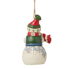 Load image into Gallery viewer, Snowman with Cocoa Ornament - Jim Shore Heartwood Creek