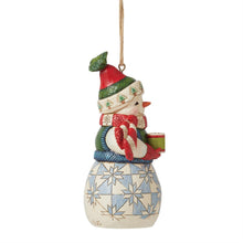 Load image into Gallery viewer, Snowman with Cocoa Ornament - Jim Shore Heartwood Creek