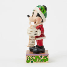 Load image into Gallery viewer, Santa Mickey with List - Disney Traditions