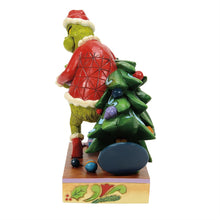 Load image into Gallery viewer, Grinch Carrying/Stealing Tree by Jim Shore Dr. Seuss