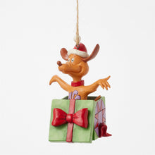 Load image into Gallery viewer, Max in Present Ornament by Jim Shore Dr. Seuss