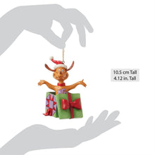 Load image into Gallery viewer, Max in Present Ornament by Jim Shore Dr. Seuss
