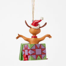 Load image into Gallery viewer, Max in Present Ornament by Jim Shore Dr. Seuss