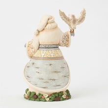 Load image into Gallery viewer, White Woodland Santa with Owl Figurine by Jim Shore Heartwood Creek