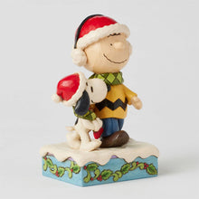 Load image into Gallery viewer, Charlie & Snoopy Wearing Scarf Peanuts by Jim Shore