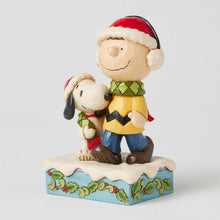 Load image into Gallery viewer, Charlie & Snoopy Wearing Scarf Peanuts by Jim Shore