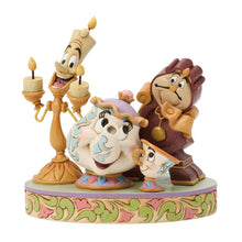 Load image into Gallery viewer, Lumiere, Mrs. Potts, Chip and Cogsworth - Jim Shore - Disney Traditions - Hallmark Timmins