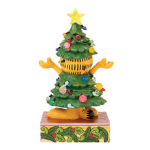Load image into Gallery viewer, Garfield LED Dressed as Christmas Tree - Jim Shore Heartwood Creek