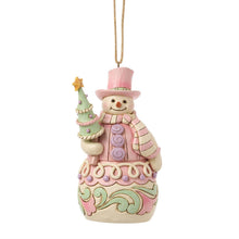 Load image into Gallery viewer, Sweets Snowman with Tree Ornament - Jim Shore Heartwood Creek