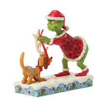 Load image into Gallery viewer, Grinch Tying Antlers on Max - Jim Shore Dr. Seuss