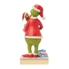 Load image into Gallery viewer, Grinch Holding Gift with Max - Jim Shore Dr. Seuss