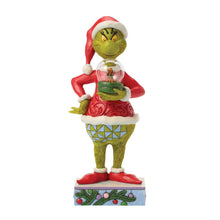 Load image into Gallery viewer, Grinch Holding Dome with Max - Jim Shore Dr. Seuss