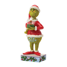 Load image into Gallery viewer, Grinch Holding Dome with Max - Jim Shore Dr. Seuss
