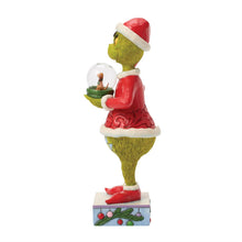 Load image into Gallery viewer, Grinch Holding Dome with Max - Jim Shore Dr. Seuss