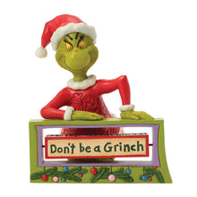 Load image into Gallery viewer, Grinch with Rotating Messages - Jim Shore Dr. Seuss