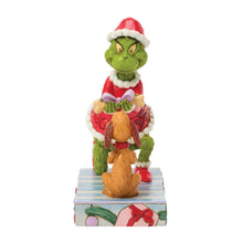 Load image into Gallery viewer, Grinch Giving Max a Bone Figure - Jim Shore Dr. Seuss