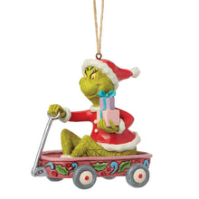Load image into Gallery viewer, Grinch in Wagon Ornament - Jim Shore Dr. Seuss