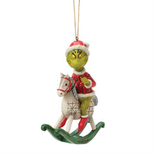 Load image into Gallery viewer, Grinch on Rocking Horse Ornament - Jim Shore Dr. Seuss