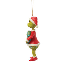 Load image into Gallery viewer, Grinch with Dated 2026 Wreath Ornament - Jim Shore Dr. Seuss