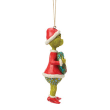 Load image into Gallery viewer, Grinch with Dated 2026 Wreath Ornament - Jim Shore Dr. Seuss