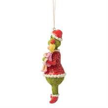 Load image into Gallery viewer, Grinch and Cindy Lou with Sign Ornament - Jim Shore Dr. Seuss