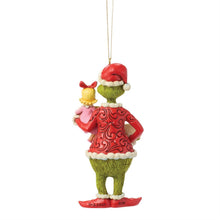 Load image into Gallery viewer, Grinch and Cindy Lou with Sign Ornament - Jim Shore Dr. Seuss