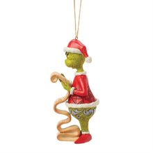 Load image into Gallery viewer, Grinch with List Ornament - Jim Shore Dr. Seuss