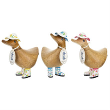 Load image into Gallery viewer, DCUK White Hat Boots - Duckys DCUK Wooden Duck Decor - Hallmark Timmins