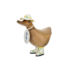 Load image into Gallery viewer, DCUK White Hat Boots - Duckys DCUK Wooden Duck Decor - Hallmark Timmins