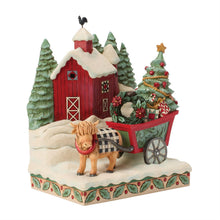 Load image into Gallery viewer, Highland Glen Barn Scene Figurine - Jim Shore Heartwood Creek
